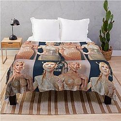 Hannah Waddingham and Juno Temple Throw Blanket