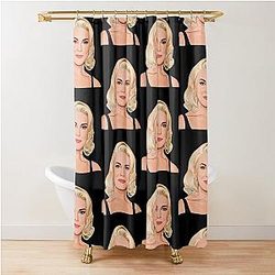 Hannah Waddingham Cartoon Shower Curtain