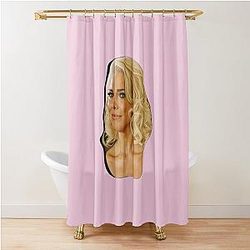Hannah Waddingham Bombshell Shower Curtain
