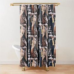 Jason Sudeikis and Hannah Waddingham Shower Curtain