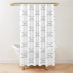 Hannah Waddingham Shower Curtain