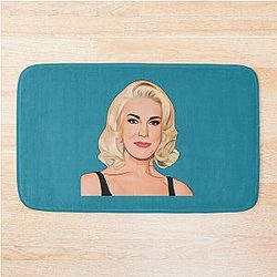 Hannah Waddingham Cartoon Bathmat