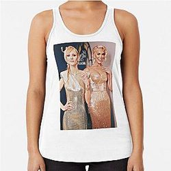 Hannah Waddingham and Juno Temple Racerback Tank Top