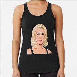 Hannah Waddingham Cartoon Racerback Tank