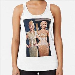 Hannah Waddingham and Juno Temple Racerback Tank Top