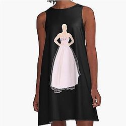 Hannah Waddingham A-line dress