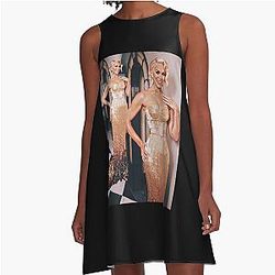 Hannah Waddingham A-line Dress