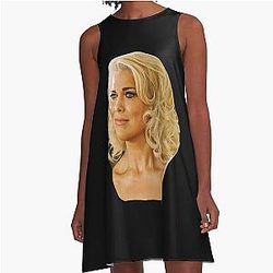 Hannah Waddingham A-Line Dress