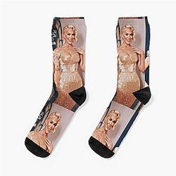 Hannah Waddingham and Juno Temple Socks
