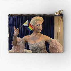 Hannah Waddingham Gay Rights Zipper Pouch