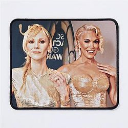 Hannah Waddingham and Juno Temple Mouse Pad