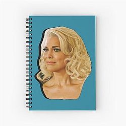 Hannah Waddingham Spiral Notebook