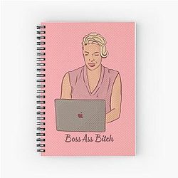 Hannah Waddingham Spiral Notebook