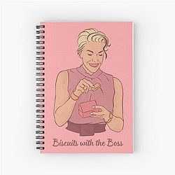 Hannah Waddingham Spiral Notebook