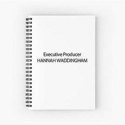 Executive Producer Hannah Waddingham - Black Spiral Notebook