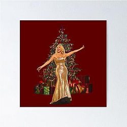 Hannah Waddingham Christmas Poster