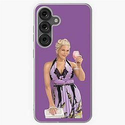 Hannah Waddingham at Wimbledon 2024 Lilac dress Samsung Galaxy Case