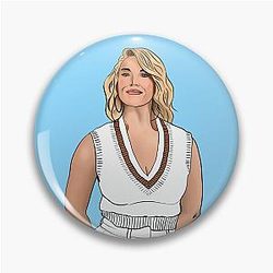 Hannah Waddingham in her Garfield Press Pin