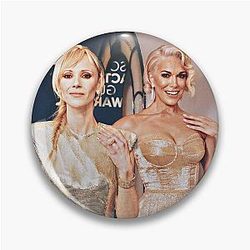 Hannah Waddingham and Juno Temple pin