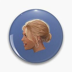 Hannah Waddingham Portrait Pin