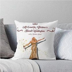 Hannah Waddingham Christmas Pillow