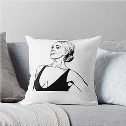 Hannah Waddingham Throw Pillow