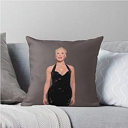 Hannah Waddingham at Venom Premier Throw Pillow