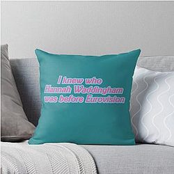 Hannah Waddingham Eurovision Throw Pillow