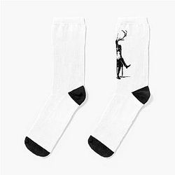 Hannibal Lecter NBC Stag Antlers Socks