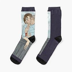 Vintage Graphic Gifts Mads Mikkelsen Hannibal Lecter Funny Socks