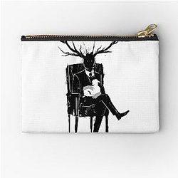 Hannibal Lecter NBC Stag Antlers Zipper Pouch