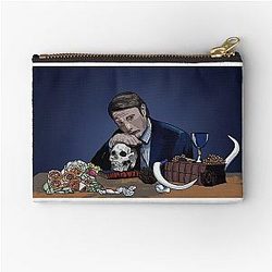Hannibal Lecter at Mads Painting Zipper Pouch