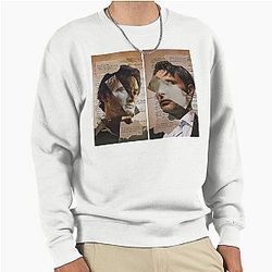 Secreted Love A Will Graham Hannibal Lecter Poetic Collage Pullover Sweatshirt