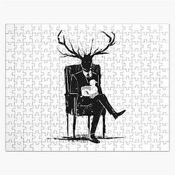 Hannibal Lecter NBC Stag Antlers Lamb Jigsaw Puzzle