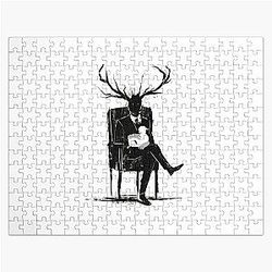 Hannibal Lecter NBC Stag Antlers Lamb Jigsaw Puzzle