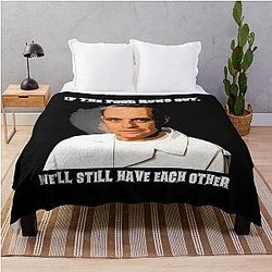 Hannibal Lecter T-Shirt, If the Food Runs Out Throw Blanket