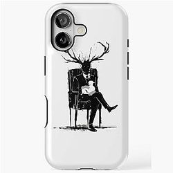 Hannibal Lecter NBC Stag Antlers iPhone Tough Case