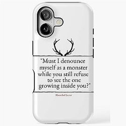 Hannibal Lecter Must I Denounce Myself as a Monster iPhone Tough Case