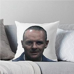Hannibal Lecter Throw Pillow