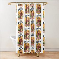 Happy Gilmore Retro Shower Curtain
