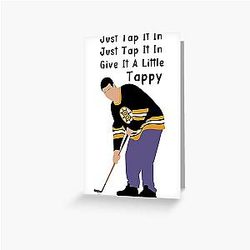 Happy Gilmore Just Tap It In Card