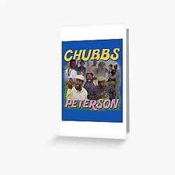 Happy Gilmore Chubbs Peterson Bootleg Greeting Card