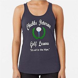 Happy Gilmore - Golf Lessons Racerback Tank Top