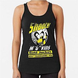 Happy Gilmore Shooter McGavin Racerback Tank Top