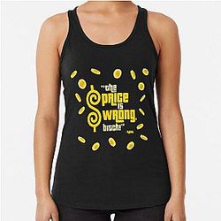 The Price is Wrong Bitch! Happy Gilmore Racerback Tank Top