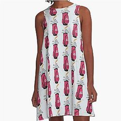 Happy Gilmore - Alternative Movie Poster A Line Dress