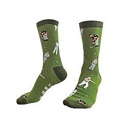 Happy Gilmore Men's Golf Socks Green