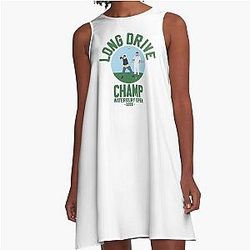 Happy Gilmore Long Drive Champion A-Line Dress