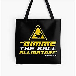 Gimme the alligator! -Happy Gilmore All Over Print Tote Bag
