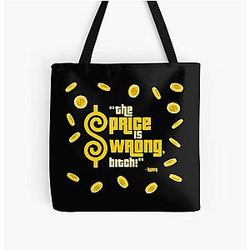 The Price is Wrong Happy Gilmore All Over Print Tote Bag